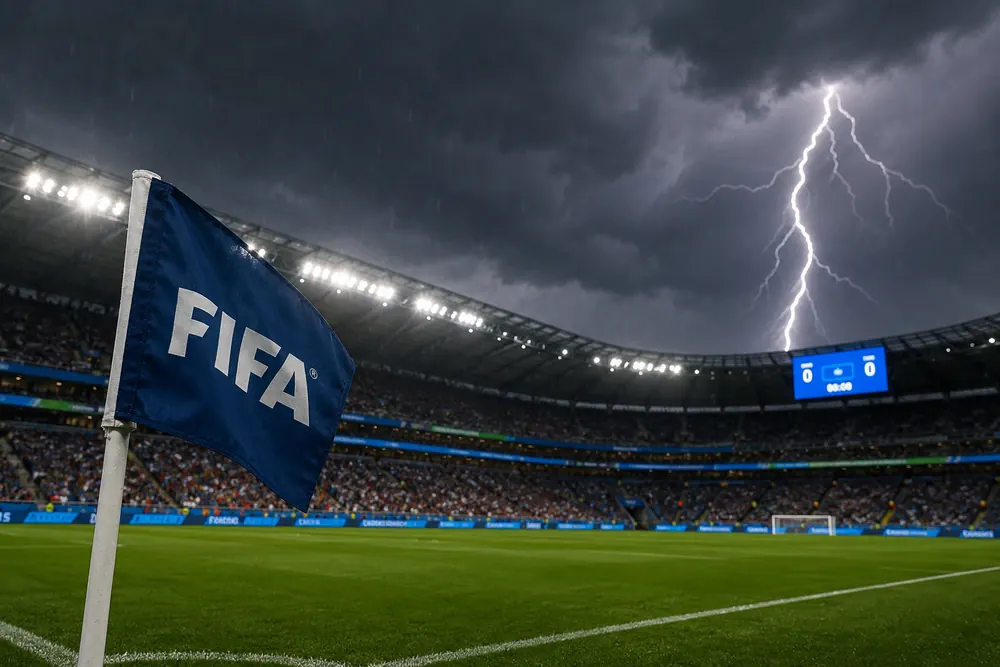 Åskrisk hotar Frankrikes VM-åttondel