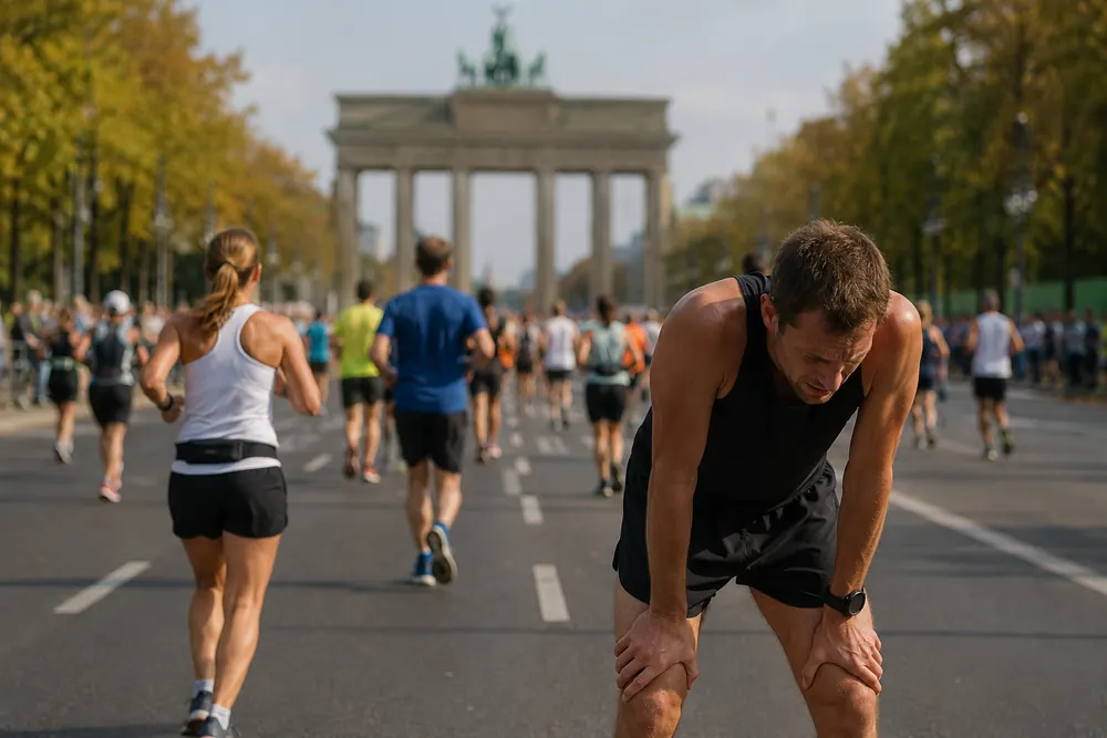 Män dubbelt så ofta in i maratonväggen