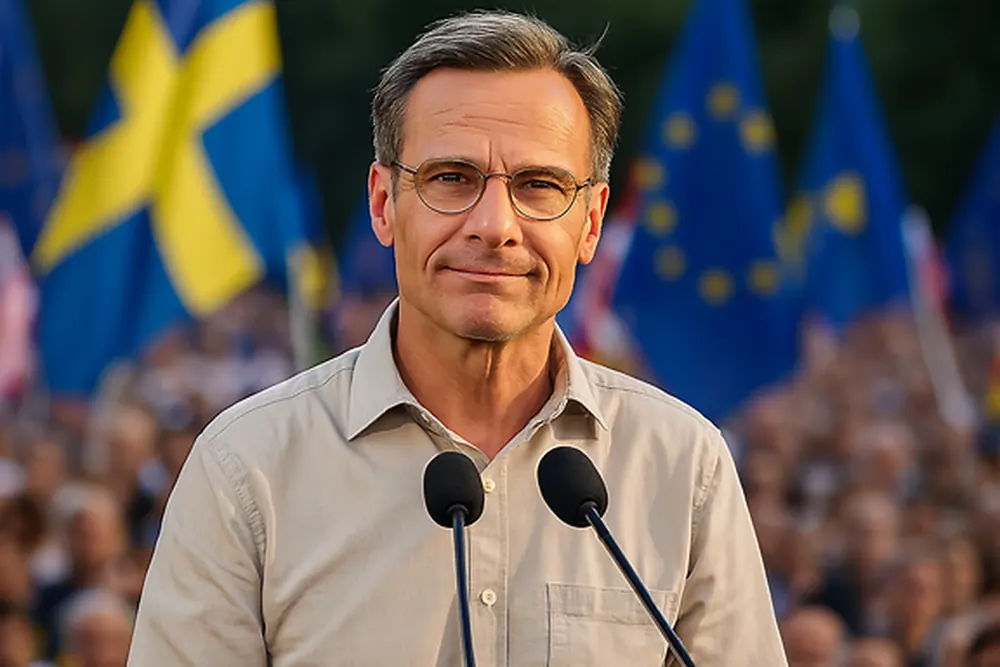 Kristersson vill se skarpare EU-linje mot Kina